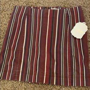 Altrd state striped denim jeanskirt